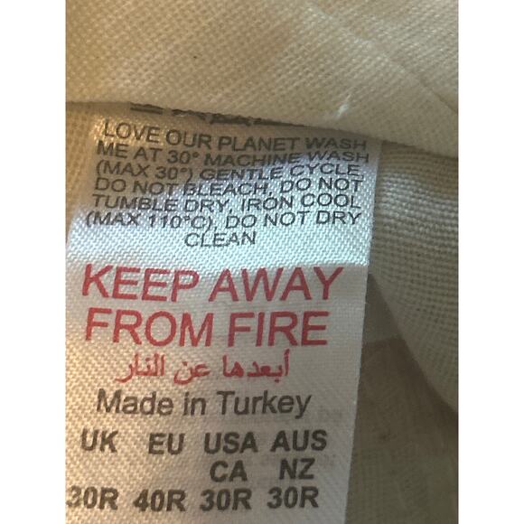 NWOT boohooMAN Tan Dress Pants Polyester Blend Pockets Size 30 x 33 - Picture 4 of 6